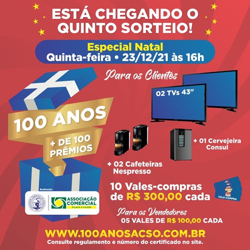 Campanha De Pr Mios Da Acso Realiza Sorteio Especial De Natal Nova